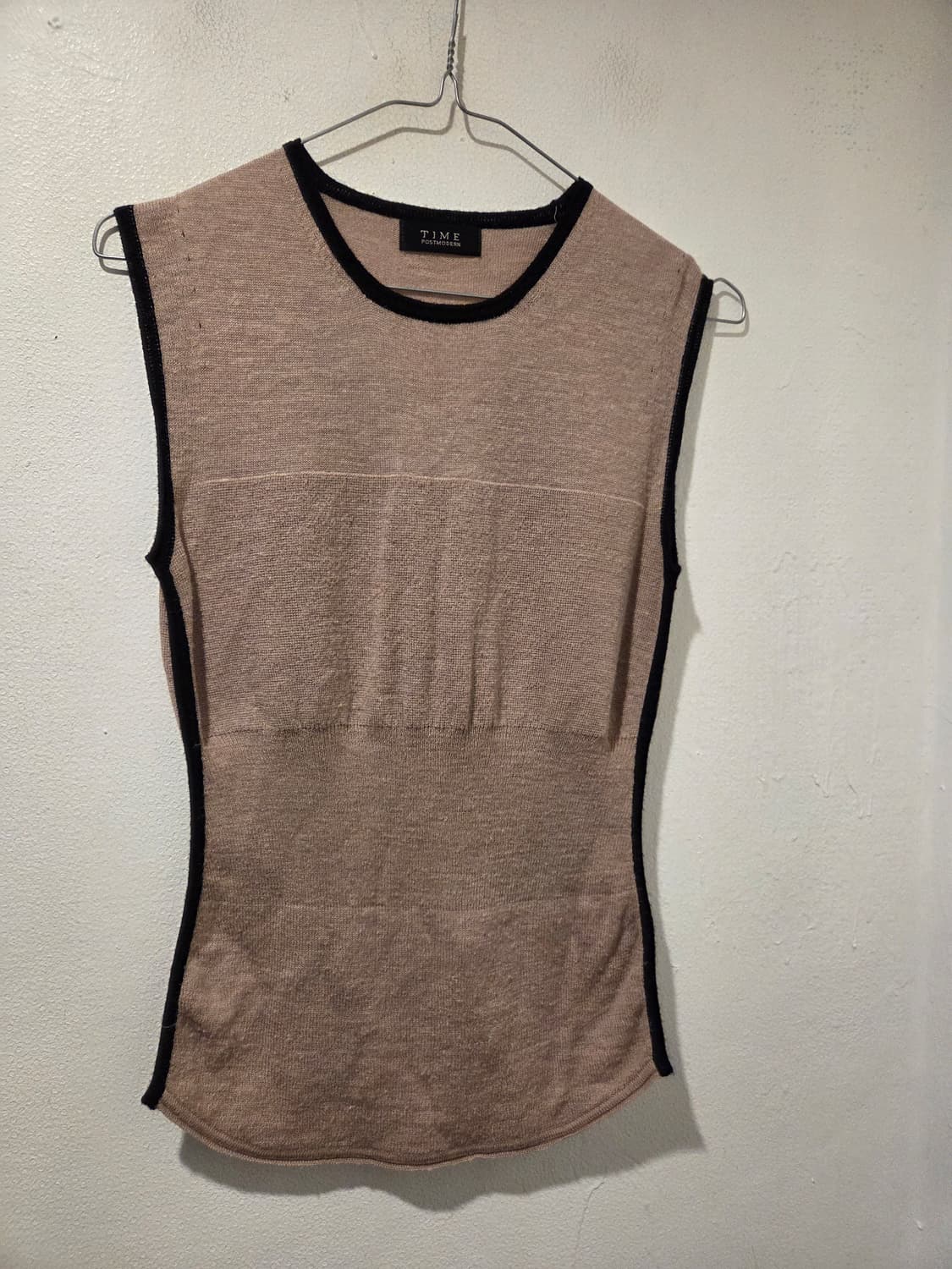 타임 민소매 니트티 상품이미지1