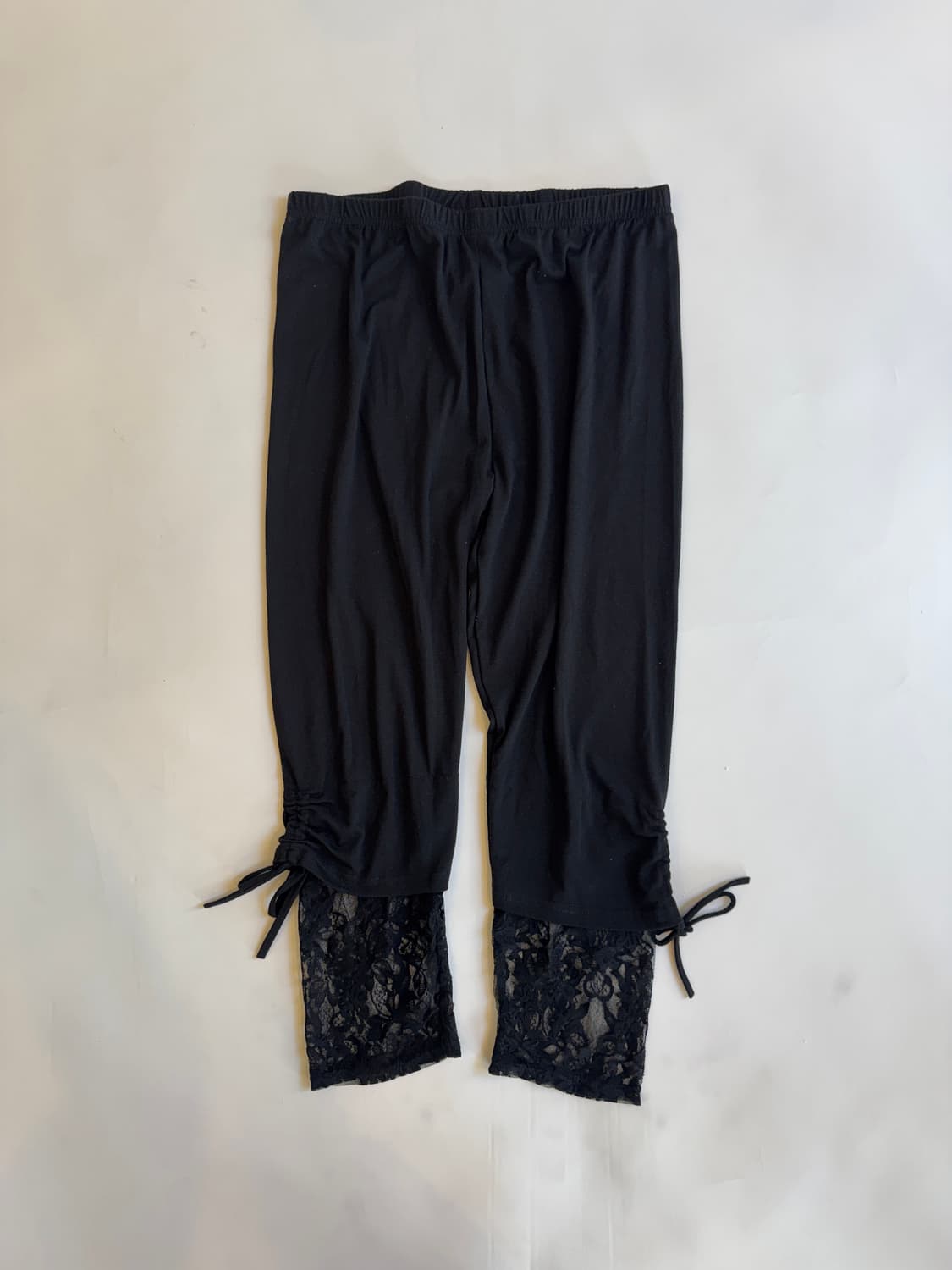 Vintage Lace Trim Shirring pants 상품이미지1
