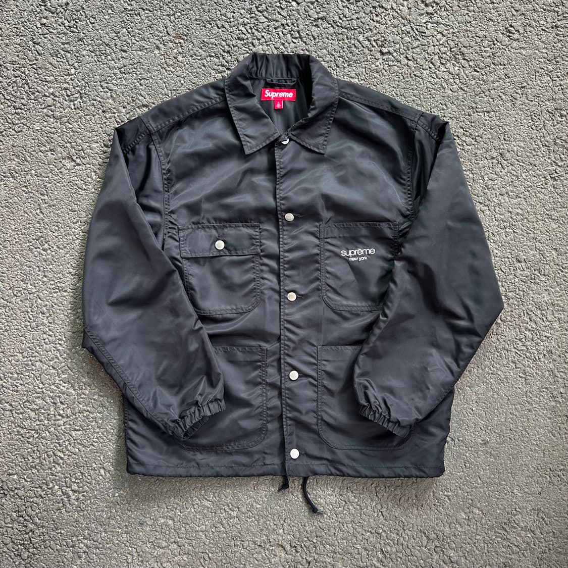 슈프림 나일론 초어 코트 블랙 L  상품이미지1