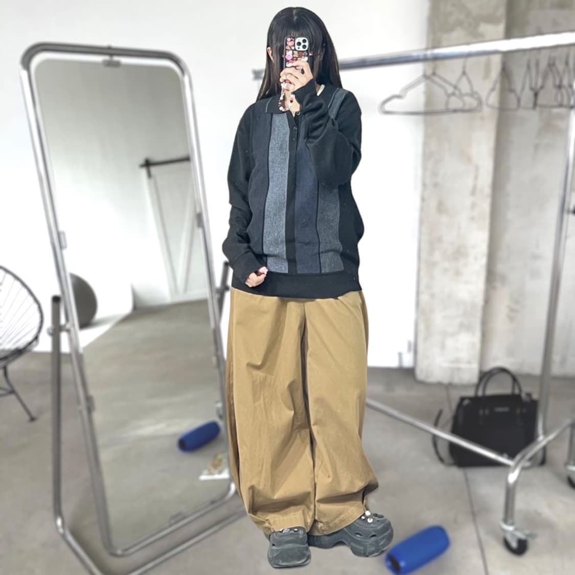 에스닉 카라 니트  상품이미지1