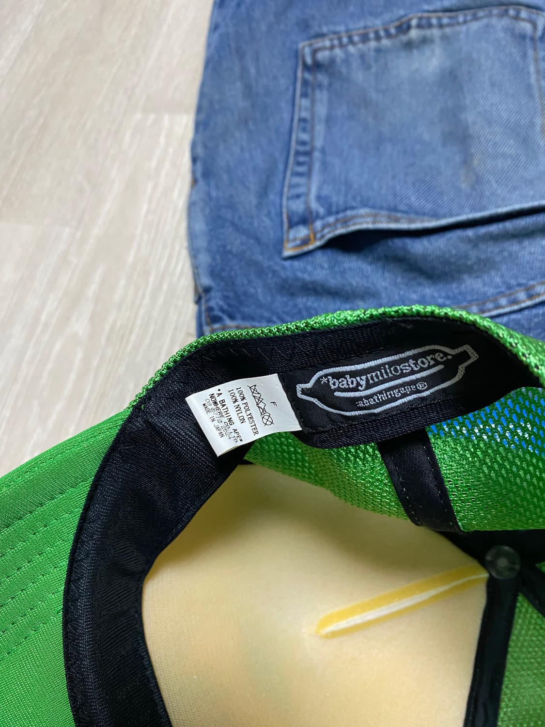 OG 베이프 베이비 마일로 메쉬 캡 상품이미지2