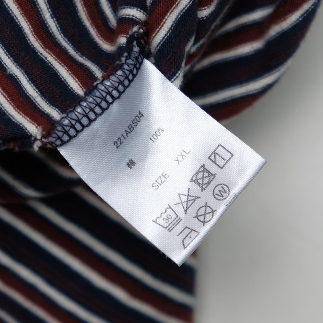 APPLE BUTTER STORE stripe pocket T  상품이미지5