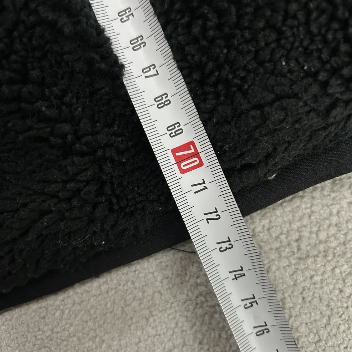 데상트 블랙 뽀글이 플리스 자켓 XL 상품이미지5