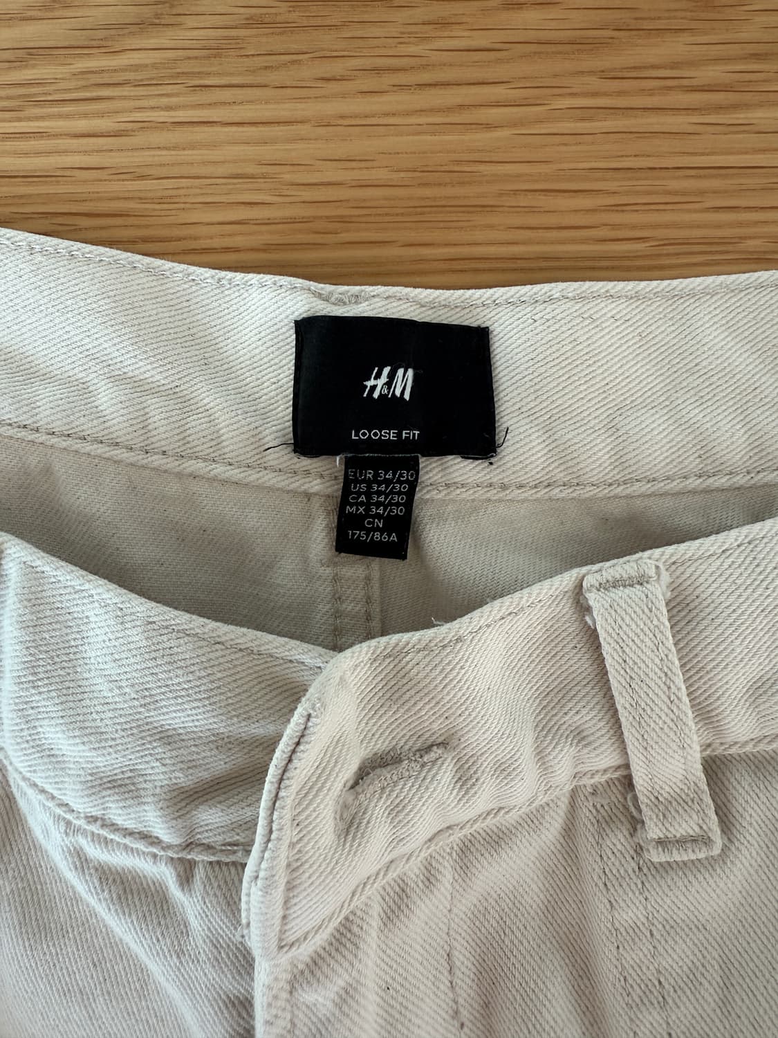 에이치엔엠(H&M) 헤비코튼 카고팬츠 상품이미지6