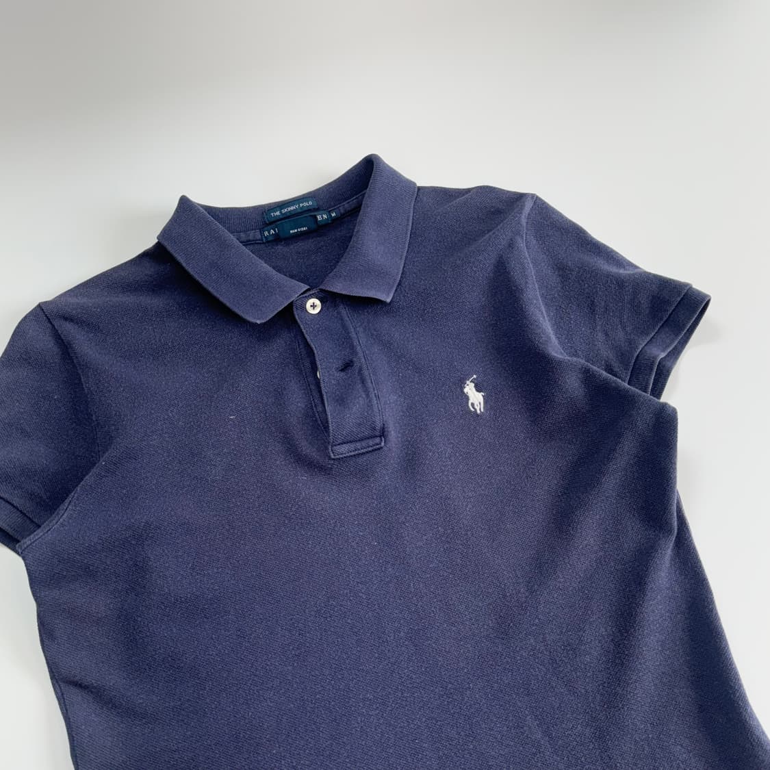 Polo 폴로 화이트 포니 네이비 반팔 카라티   상품이미지4