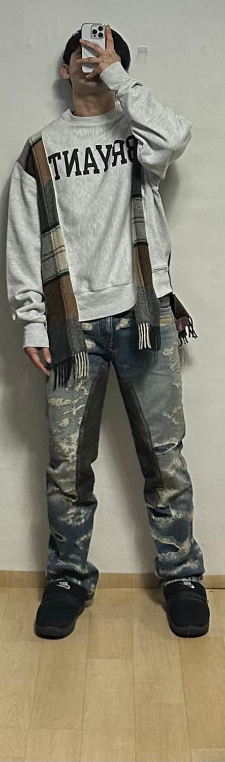 올드파크 OLDPARK 머플러 맨투맨 상품이미지7