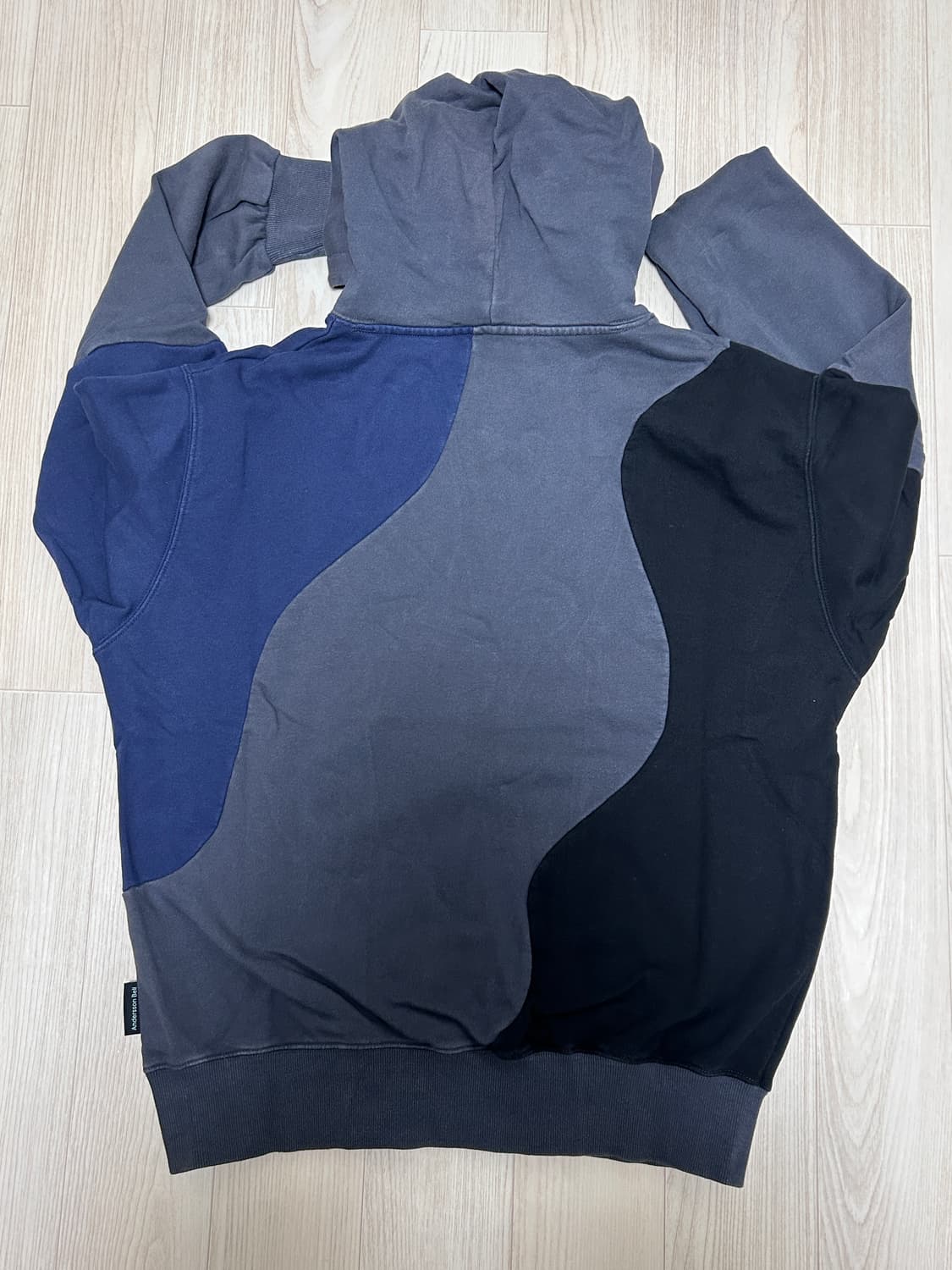 앤더슨벨 유니섹스 콘트라스트 커브드 후디 S 상품이미지2