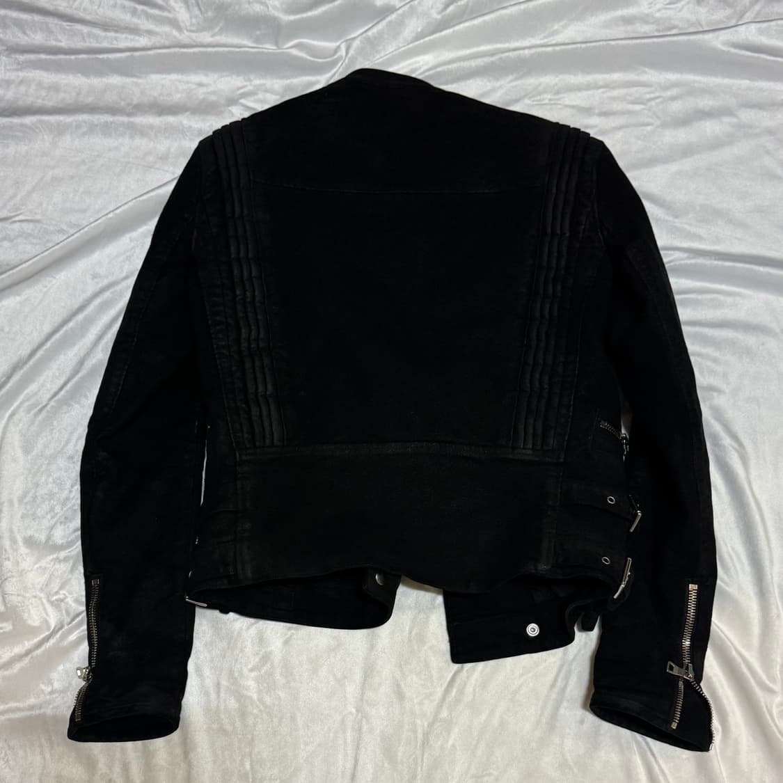 Balmain Waxed moleskin rider jacket 상품이미지4
