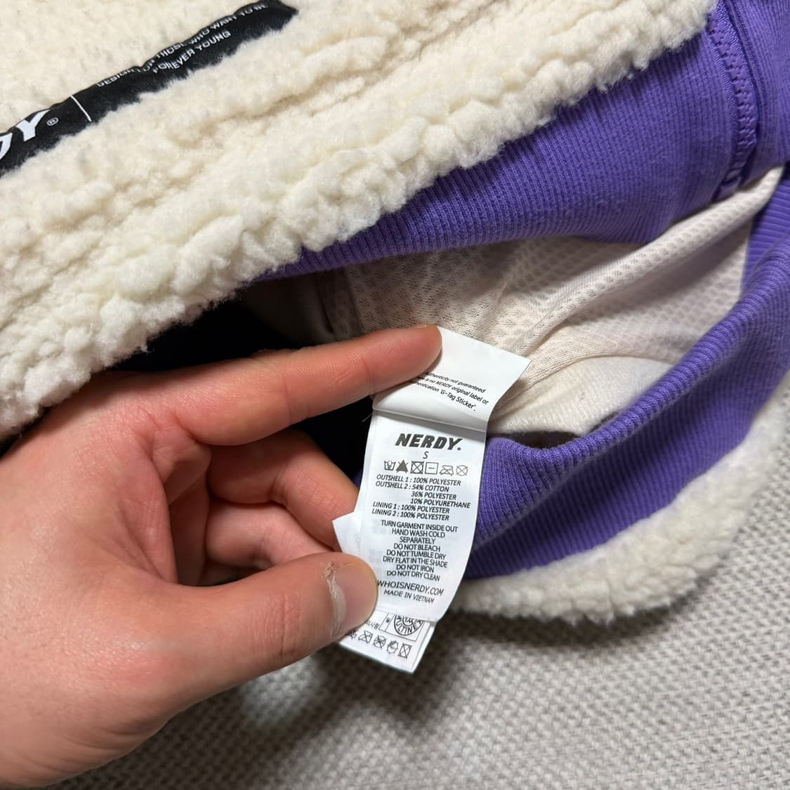 널디 NERDY 뽀글이 플리스 베스트 상품이미지5