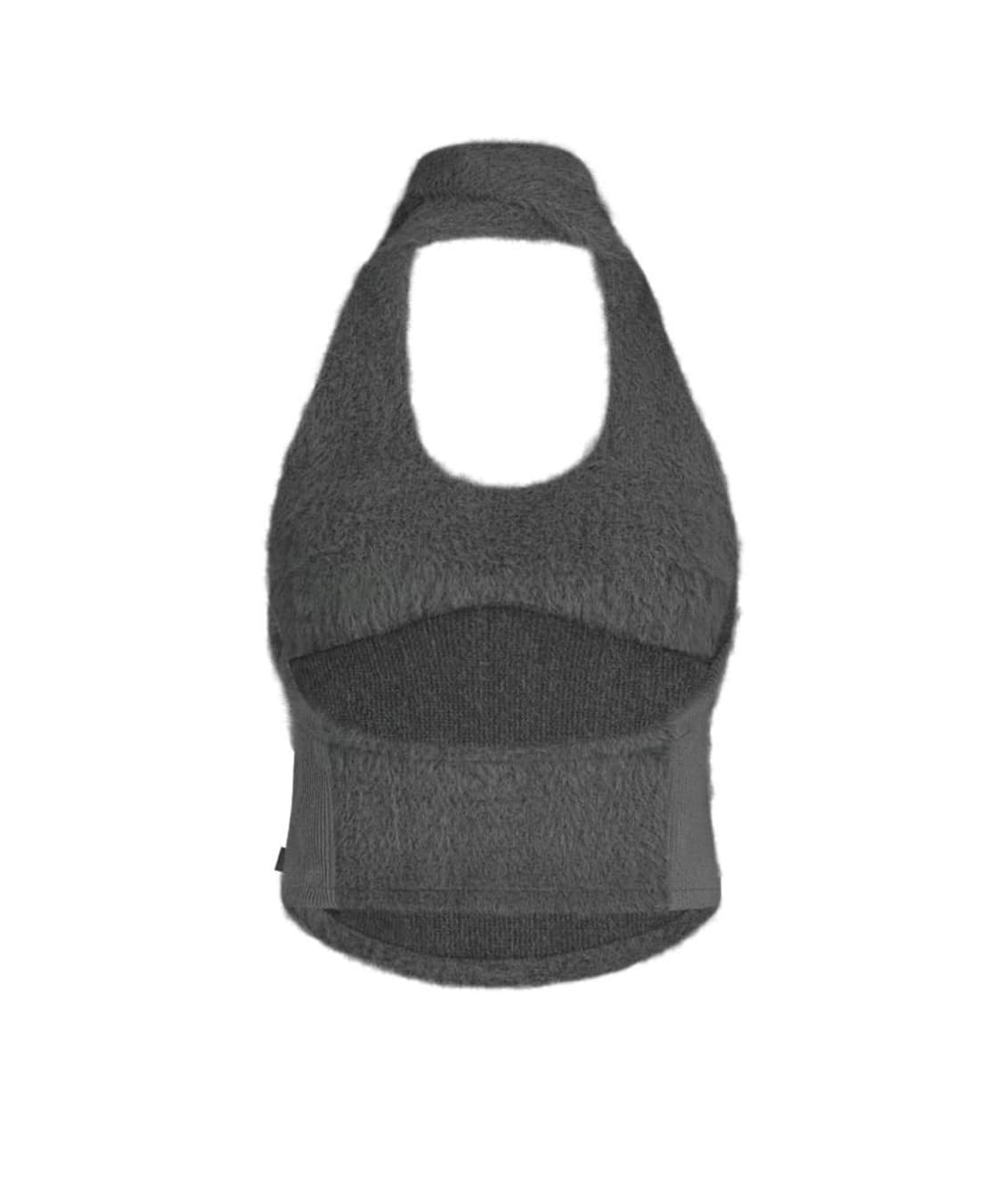 OJOS Muffler Knit Halter Top 상품이미지2