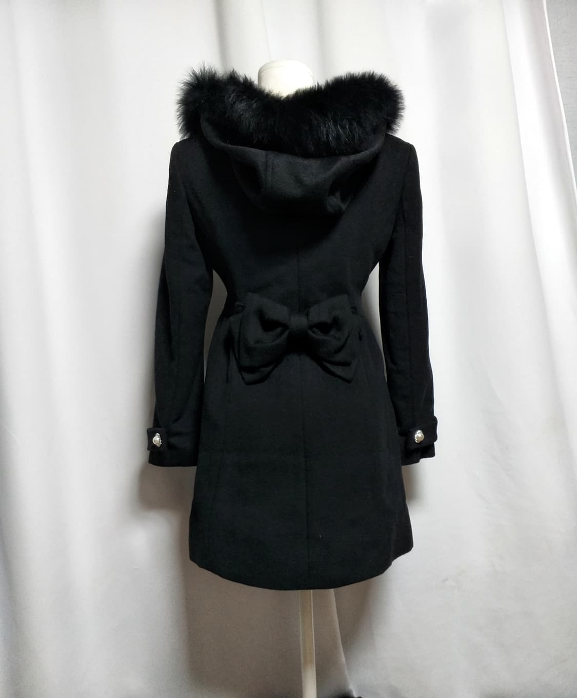 빈티지리본 후드코트 달천 대장y2k히메갸루긱시크 로리타고스펑크 로맨틱일브 상품이미지2