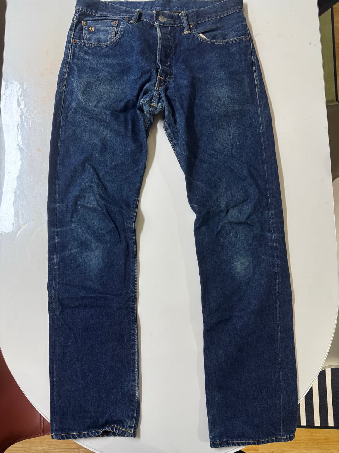 RRL 더블알엘 로우스트레이트 데님 33/32 상품이미지1