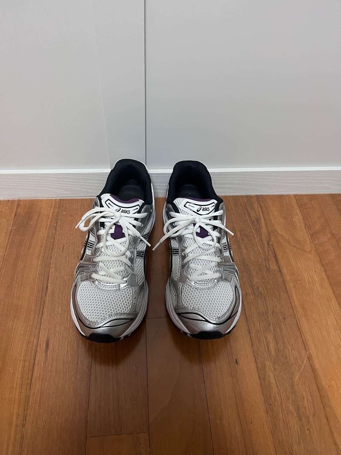 아식스 젤 카야노 14 화이트 다크 그레이프 상품이미지3