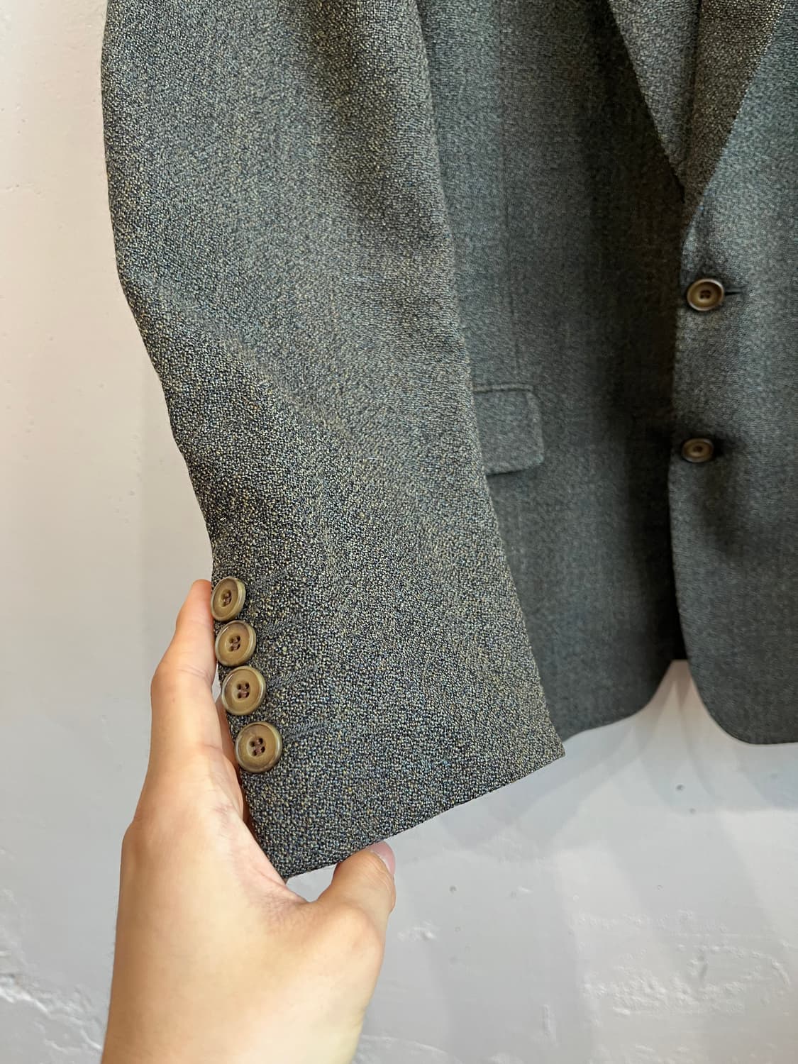 듀퐁 퓨어울 블레이저 자켓 Made in FRANCE 상품이미지2