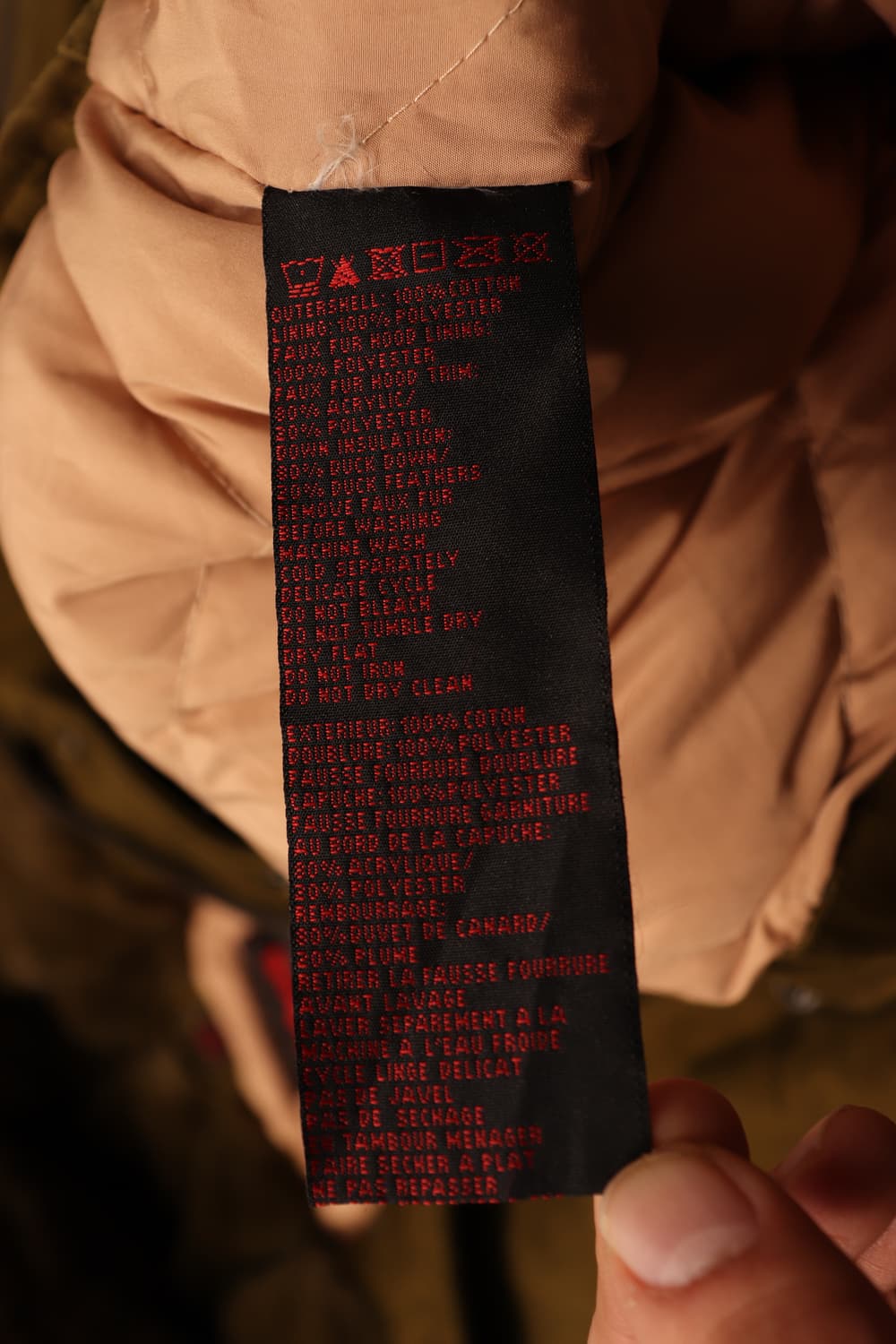 SCHOTT 쇼트 야상 패딩 점퍼 size M 상품이미지6