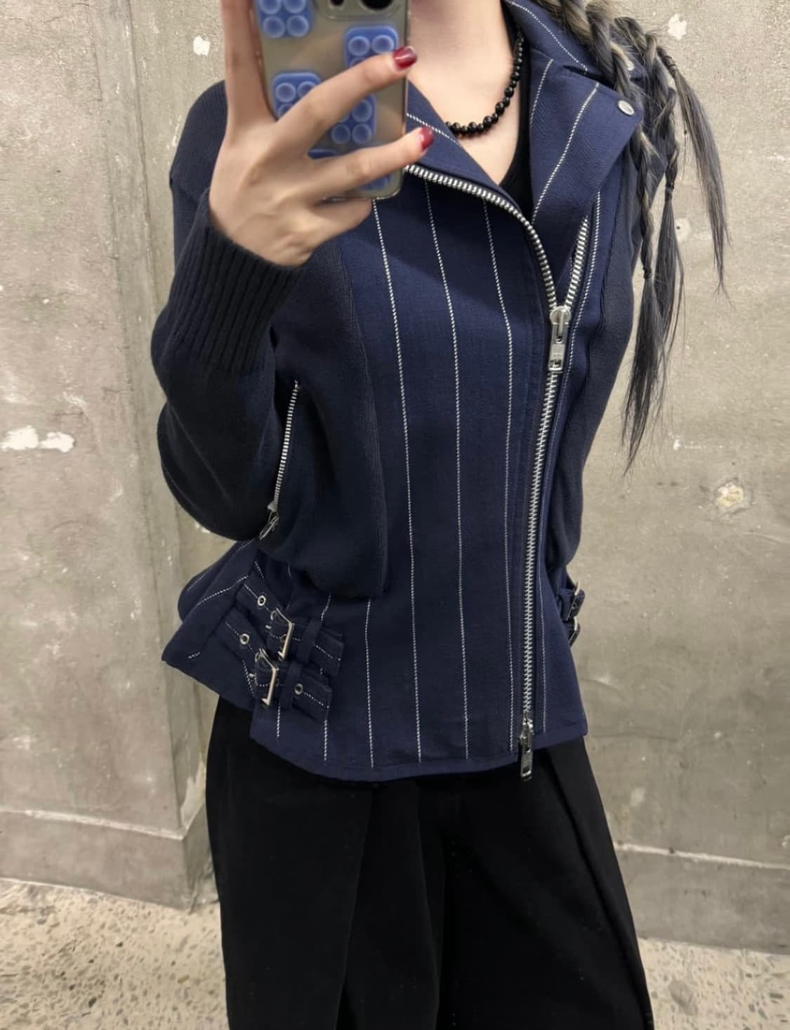 사카이 니트집업자켓 상품이미지1