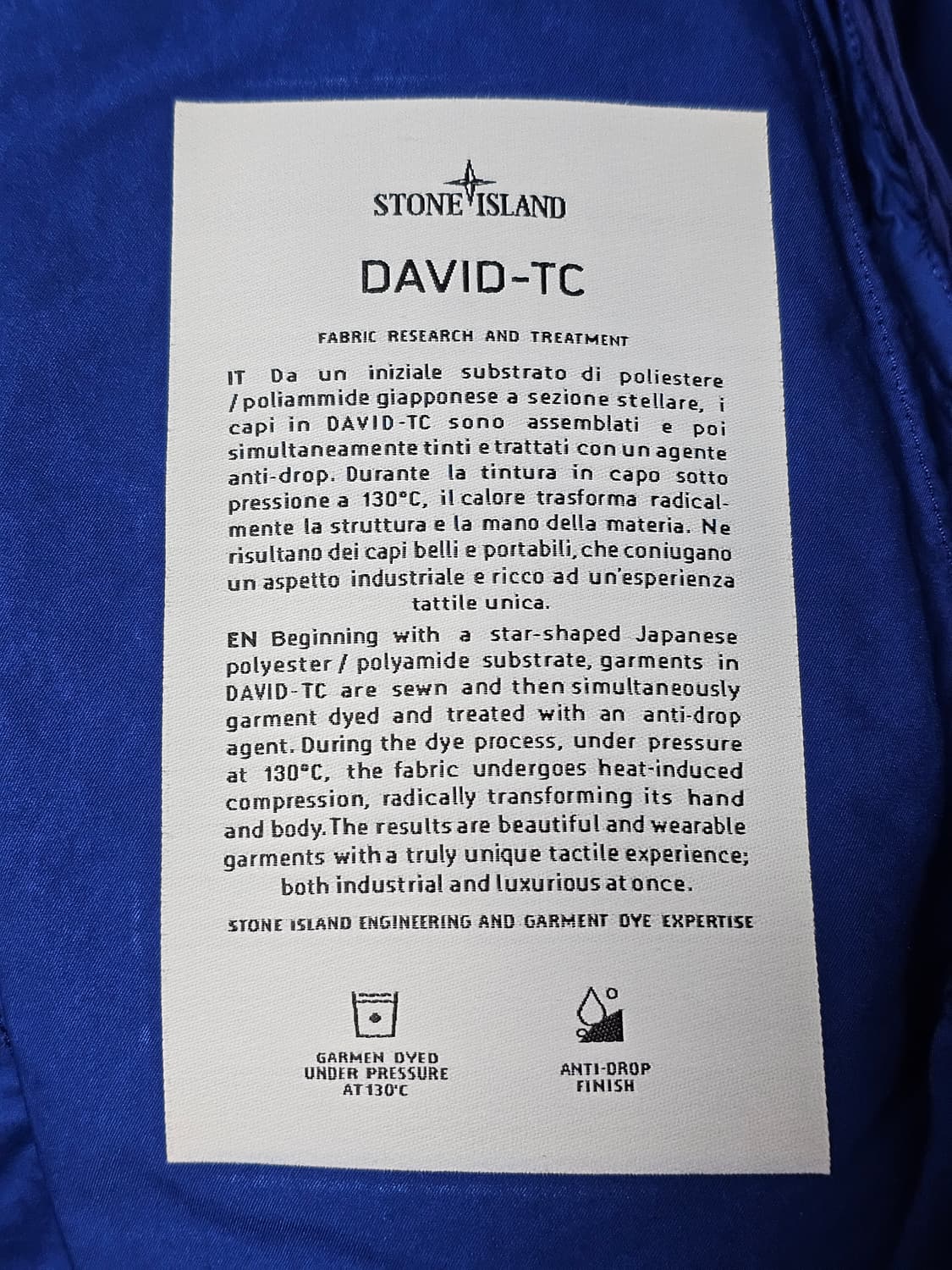 스톤아일랜드 다비드 TC 코트 상품이미지6