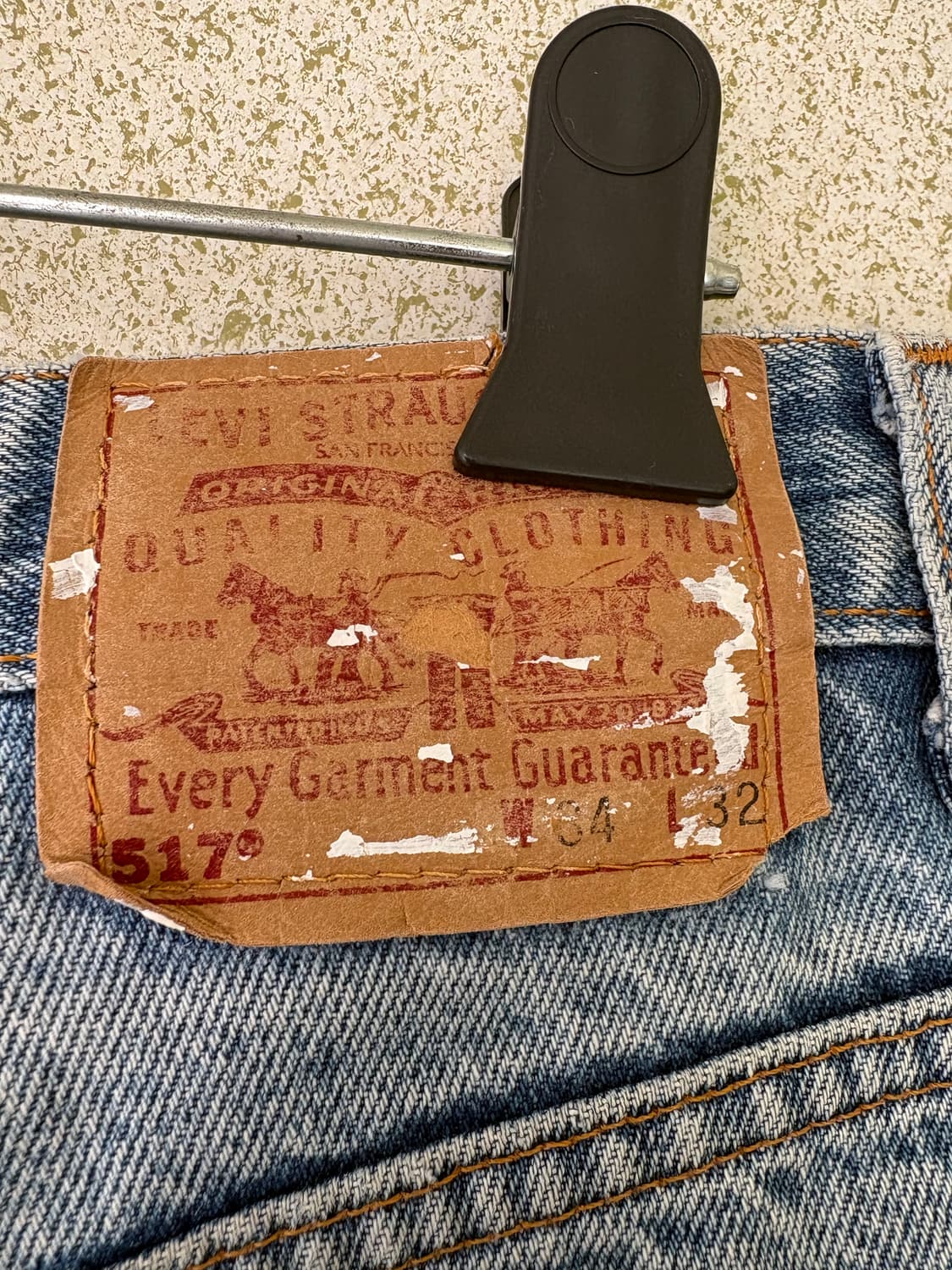 90s Levi's 517 빈티지 리바이스 쇼츠 반바지 W34 상품이미지7