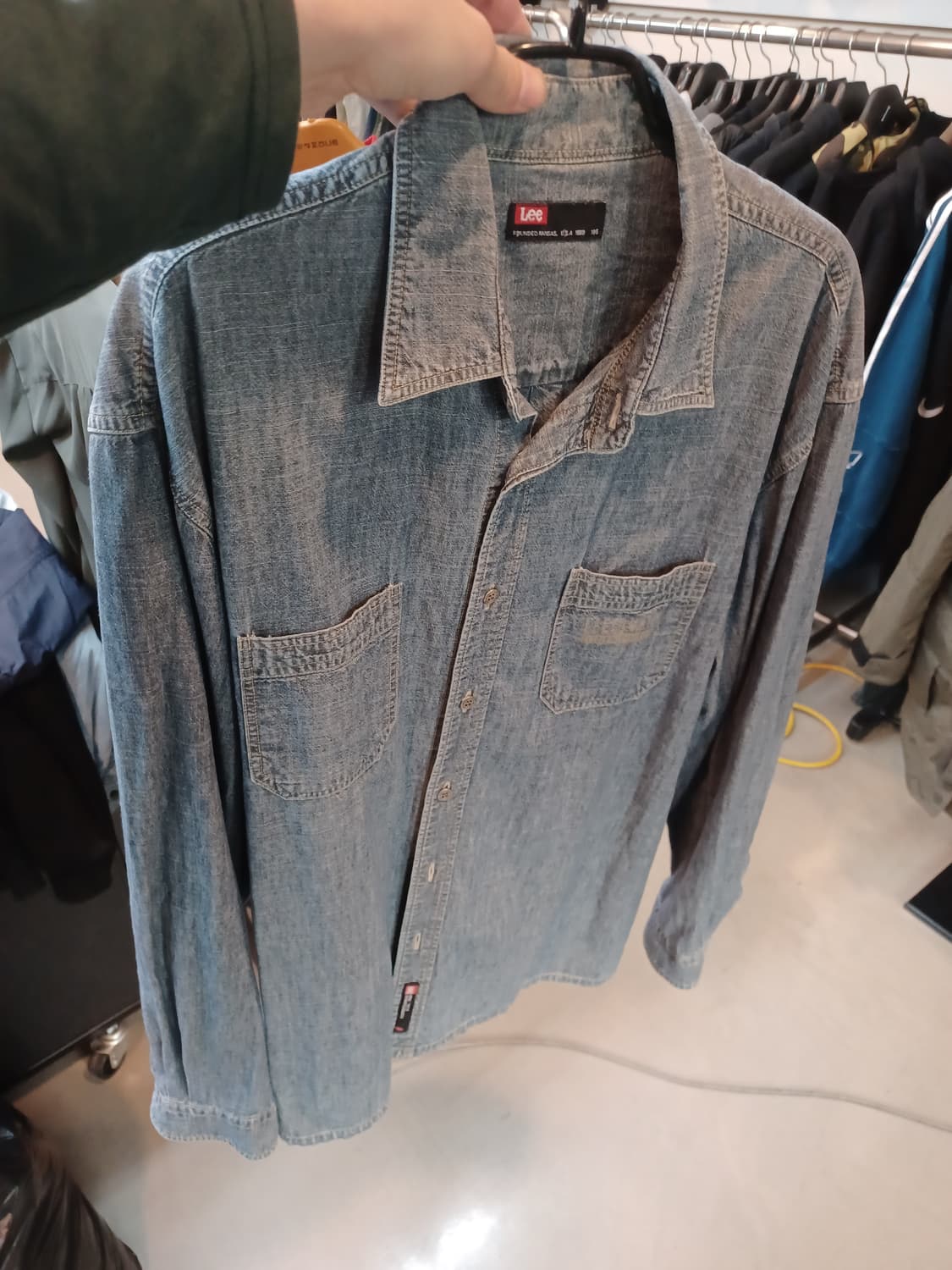 Lee 데님 긴팔 셔츠남방 105 상품이미지6