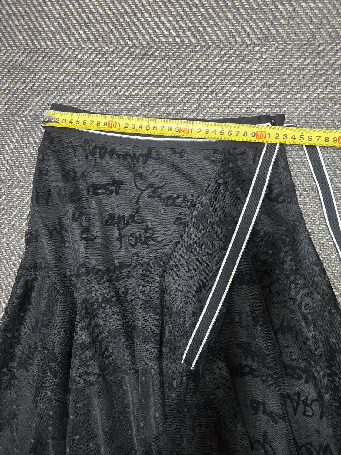 에고이스트 블랙 망사 스커트 상품이미지7