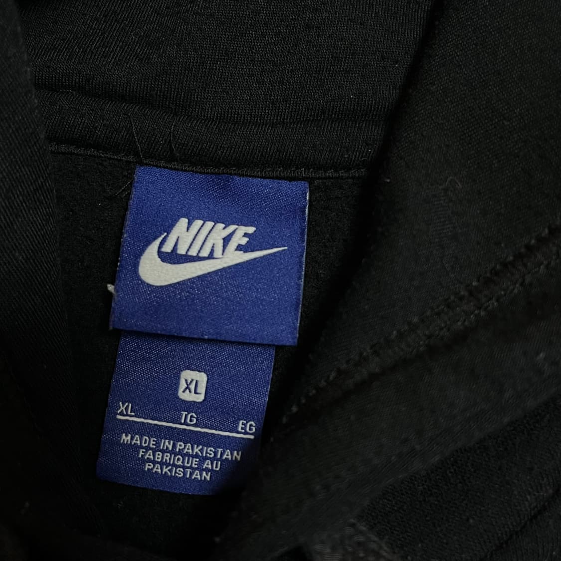 [정품] 나이키 블랙 푸츄라 기모 후드티 [ XL ] 상품이미지4