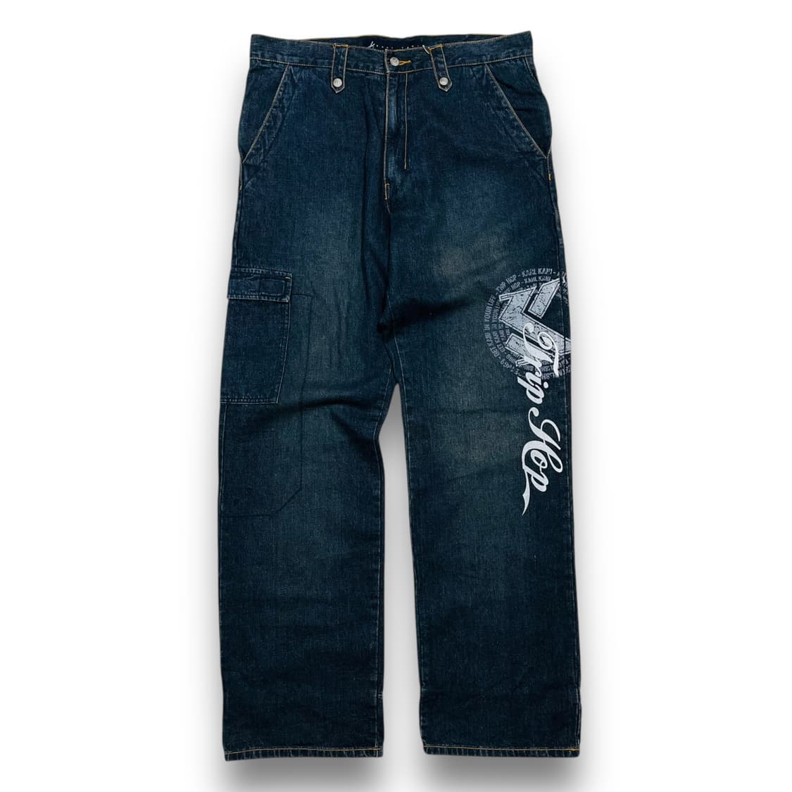칼 카니 올드스쿨 빅로고 빈티지 데님 팬츠 상품이미지1