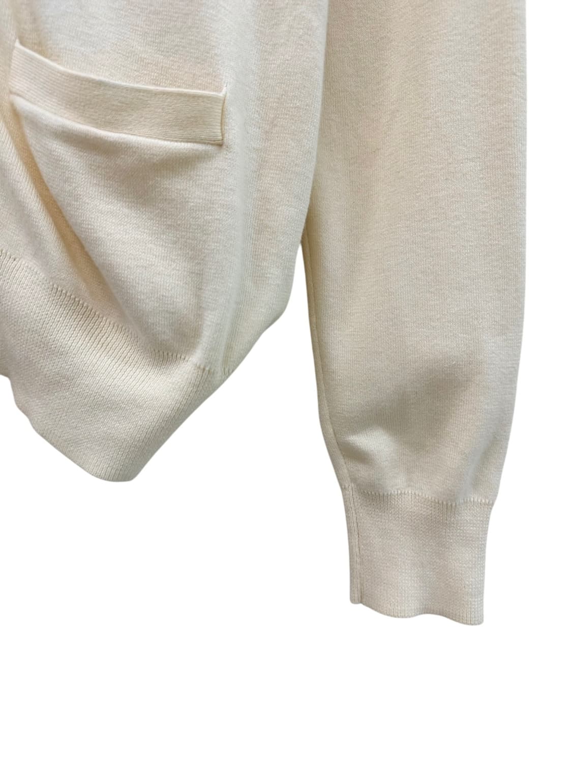 폴로 피마코튼 가디건 크림색 (XS~S) 상품이미지7