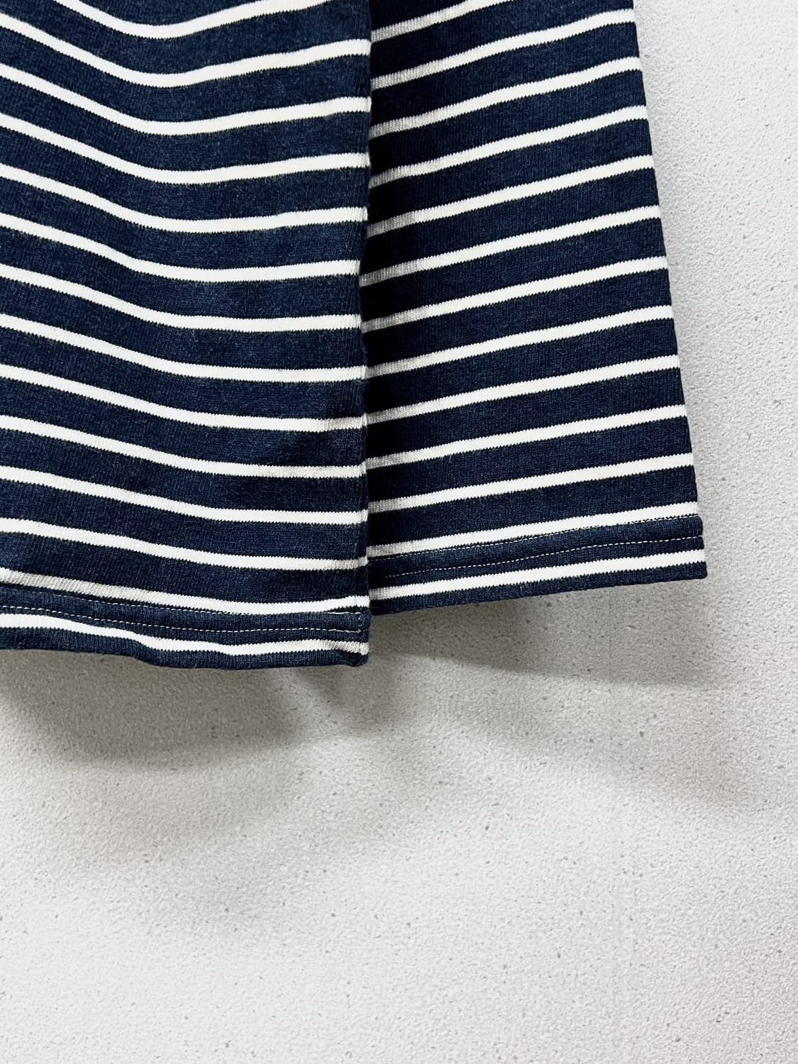 (KR/3) 러프사이드 스트라이프 롱슬리브 네이비 상품이미지5