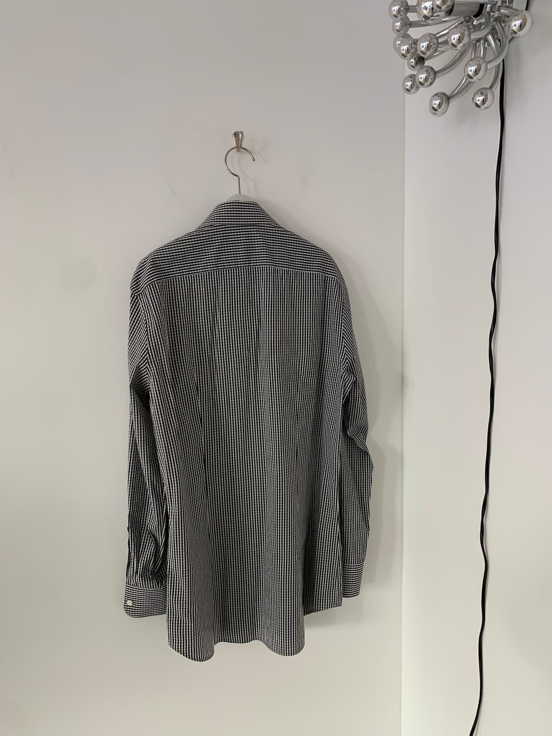 00's "PRADA" cotton check Shirt  상품이미지10