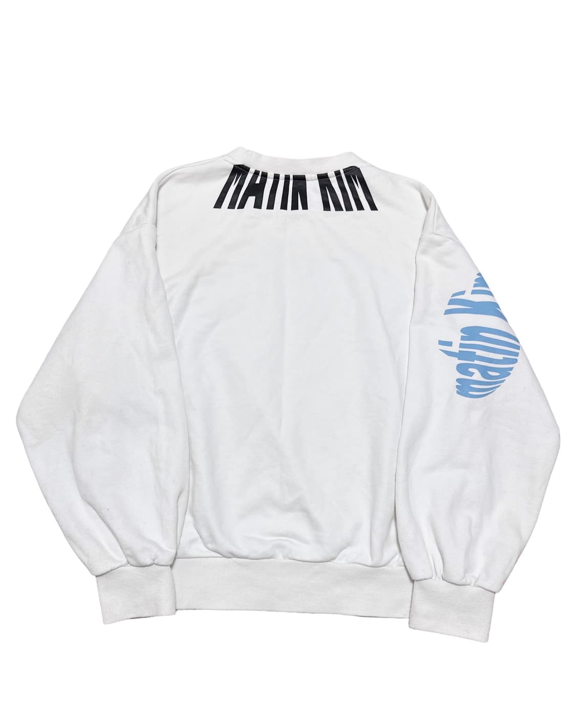 마뗑킴 로고 흰색 맨투맨 상품이미지3