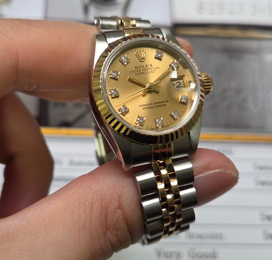 롤렉스 데이저스트 69173 18K콤비 오리지널 10P다이아 쥬빌리줄 여 상품이미지4