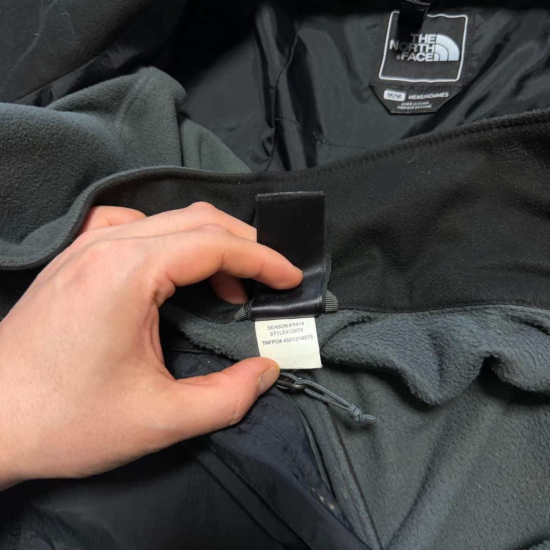 노스페이스 하이벤트 바람막이 자켓 (후리스 내피) 상품이미지4