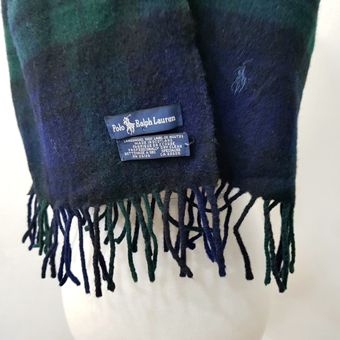 폴로 랄프로렌 블랙와치 울 머플러 상품이미지3
