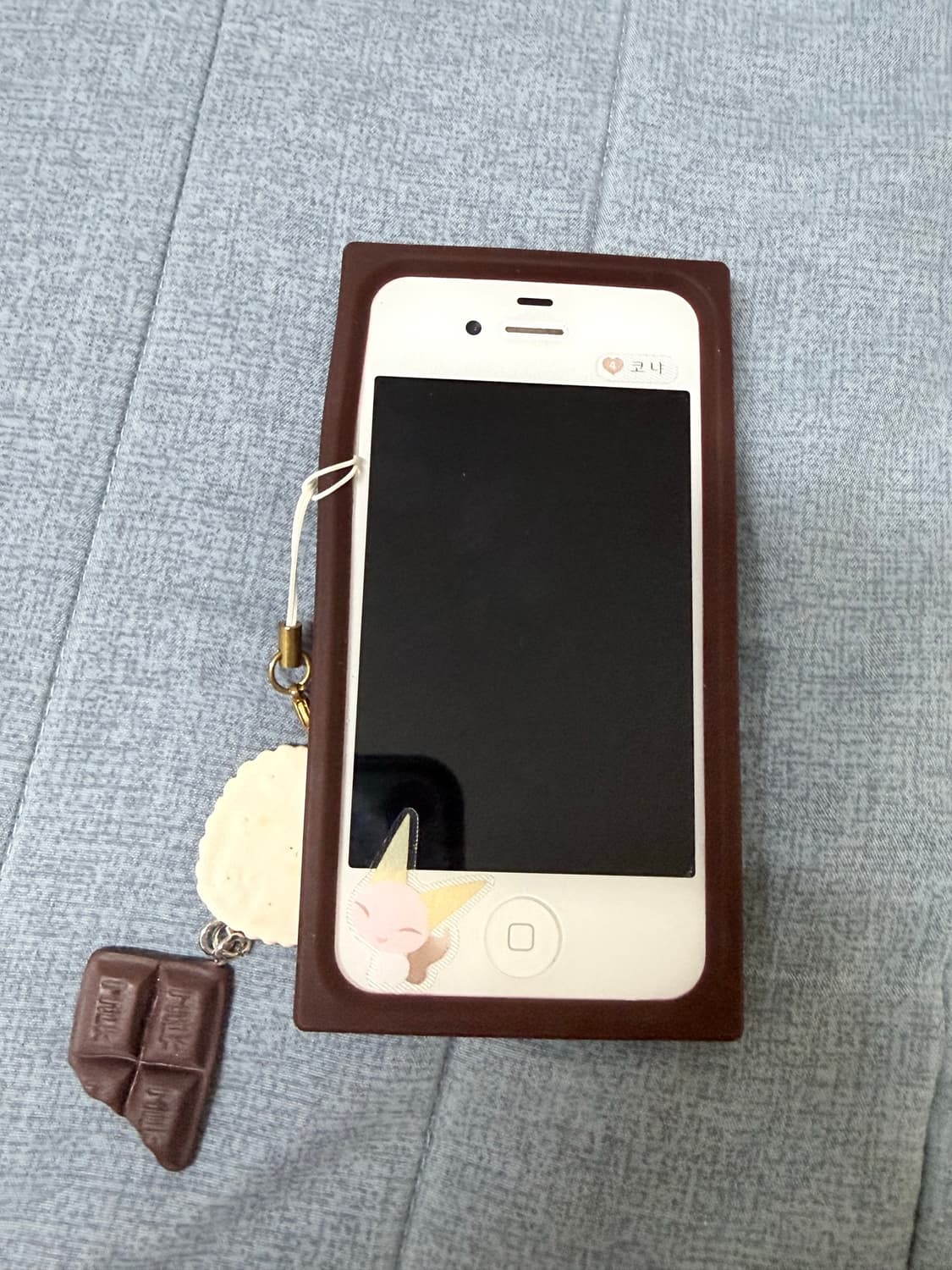 아이폰 4s 고전 초코 폰케이스 키링 일괄 산리오 라떼갸루 리즈리사 상품이미지2