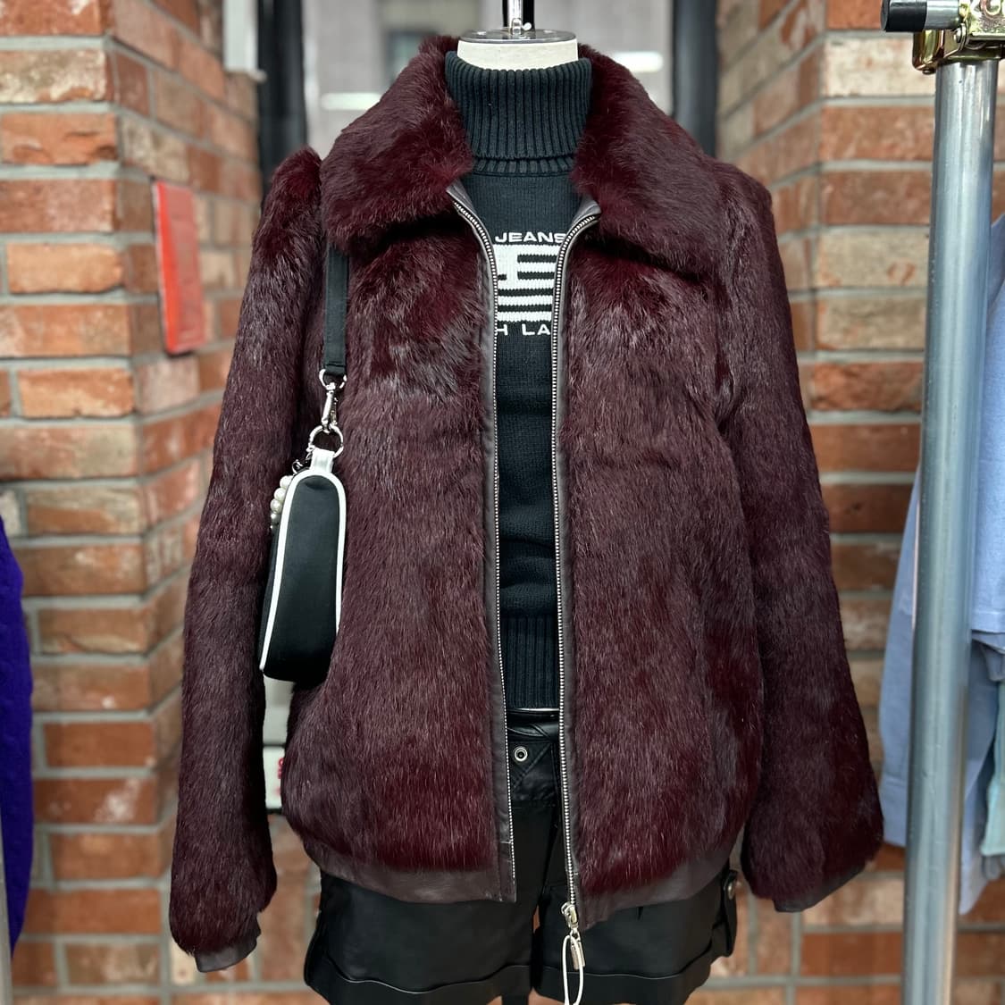 Vintage Leega y2k Fur Jacket 상품이미지3
