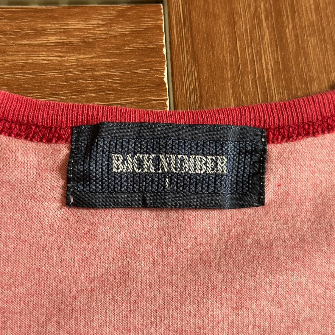 Back Number cotton ringer 1/2 tee 상품이미지6