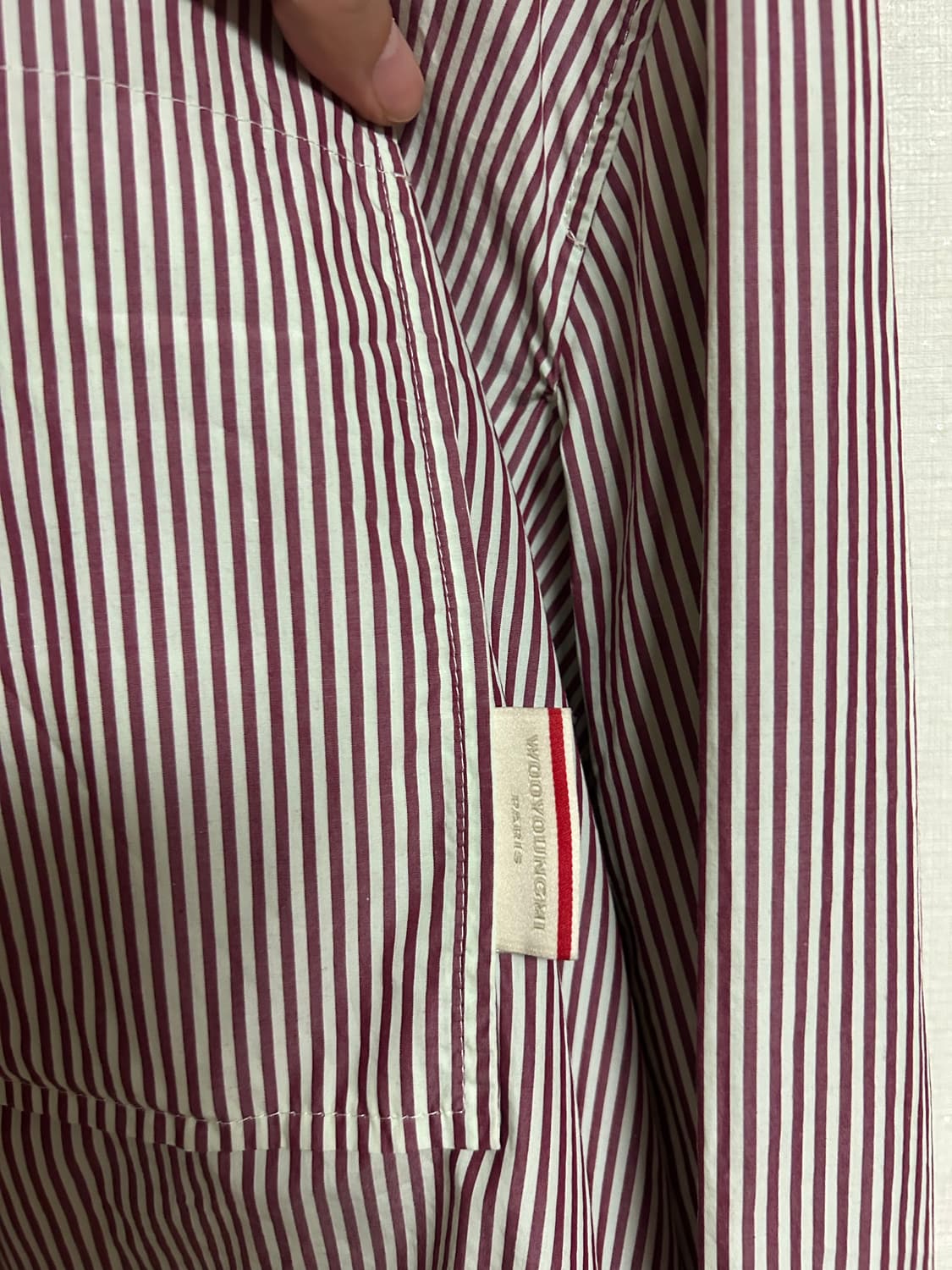 우영미 스트라이프 셔츠 상품이미지3