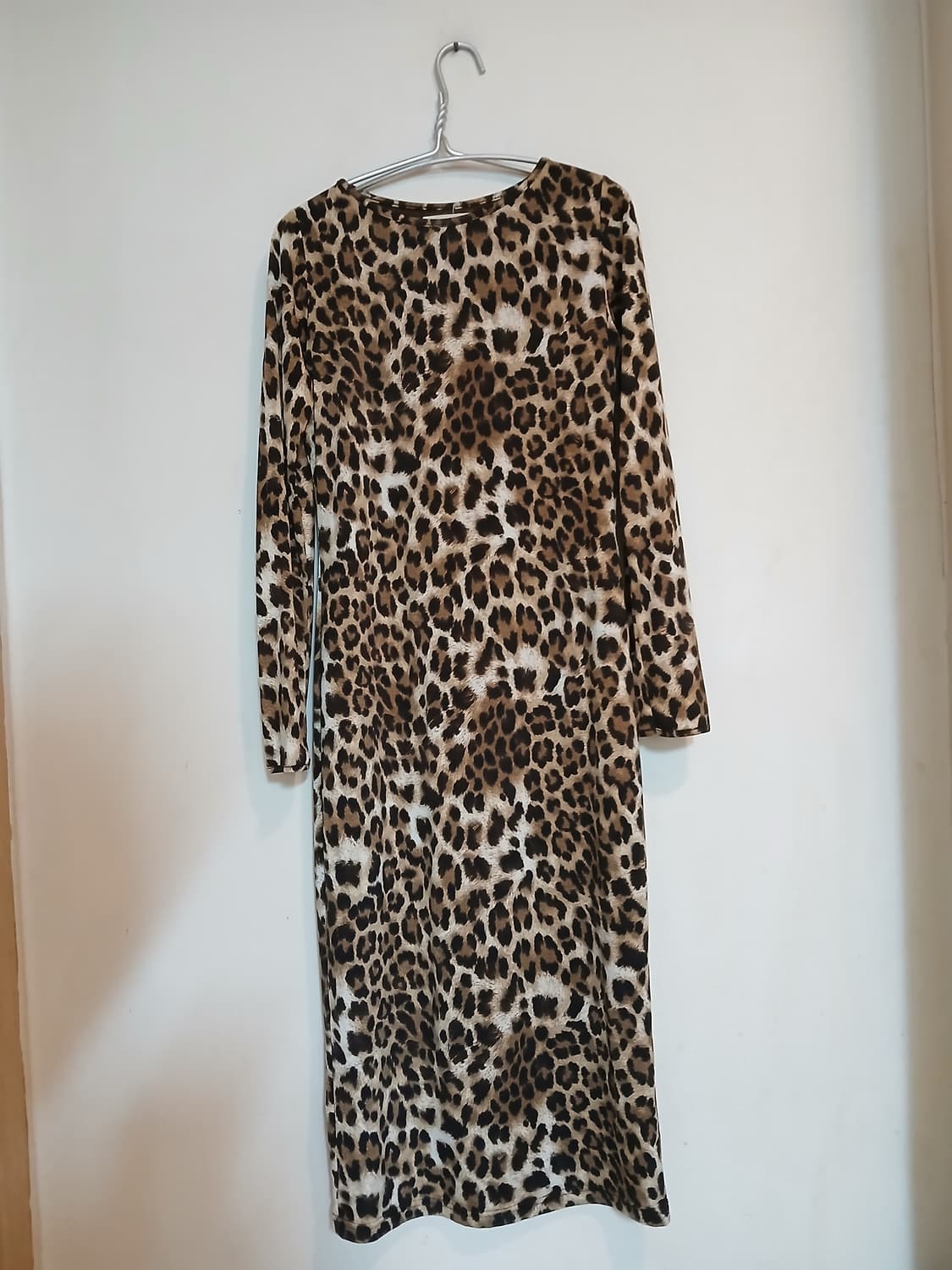 나인걸 레오파드 미디 원피스 호피 드레스 슬림 섹시 홀복 파티 클럽 상품이미지1