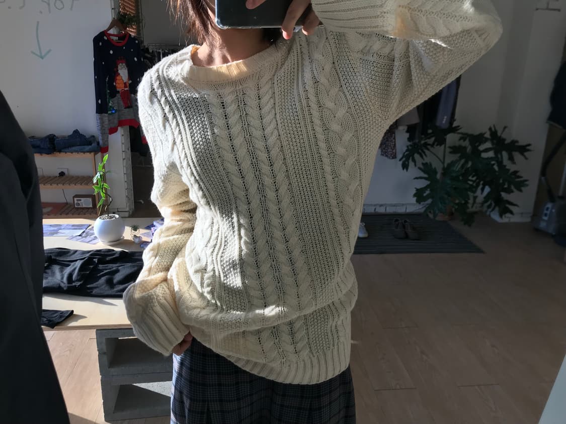 vintage twis knit   상품이미지6