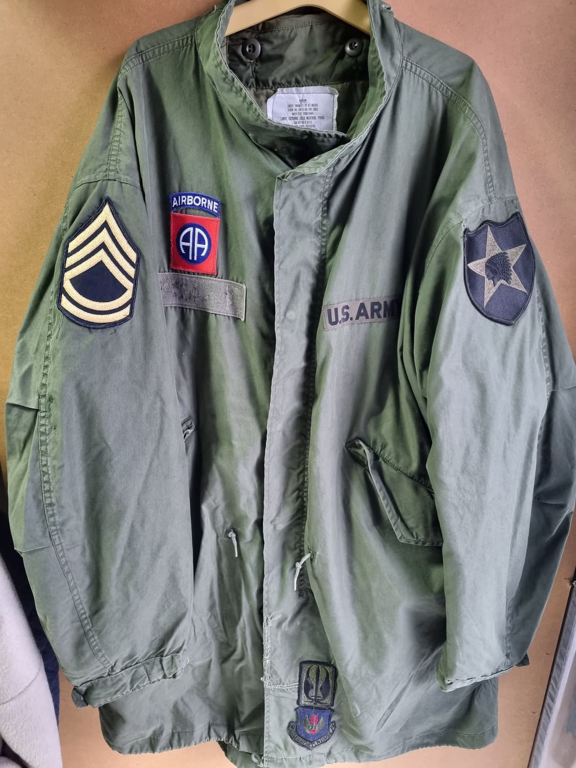 미군 M65 피쉬테일 오리지널 개파카 상품이미지1