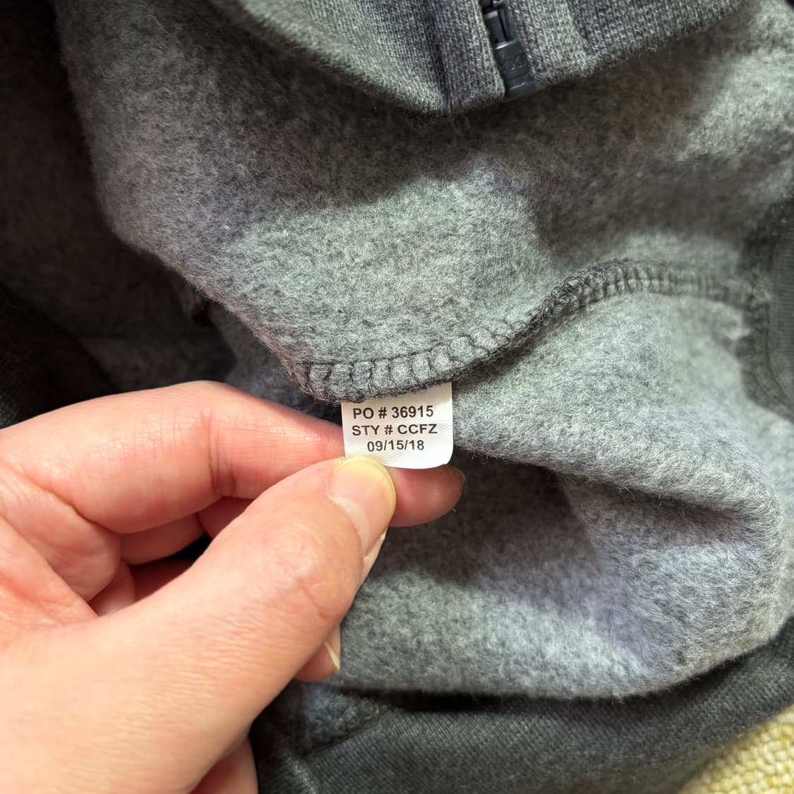 잔스포츠 Harvard 기모 후드집업 차콜(S) 상품이미지7