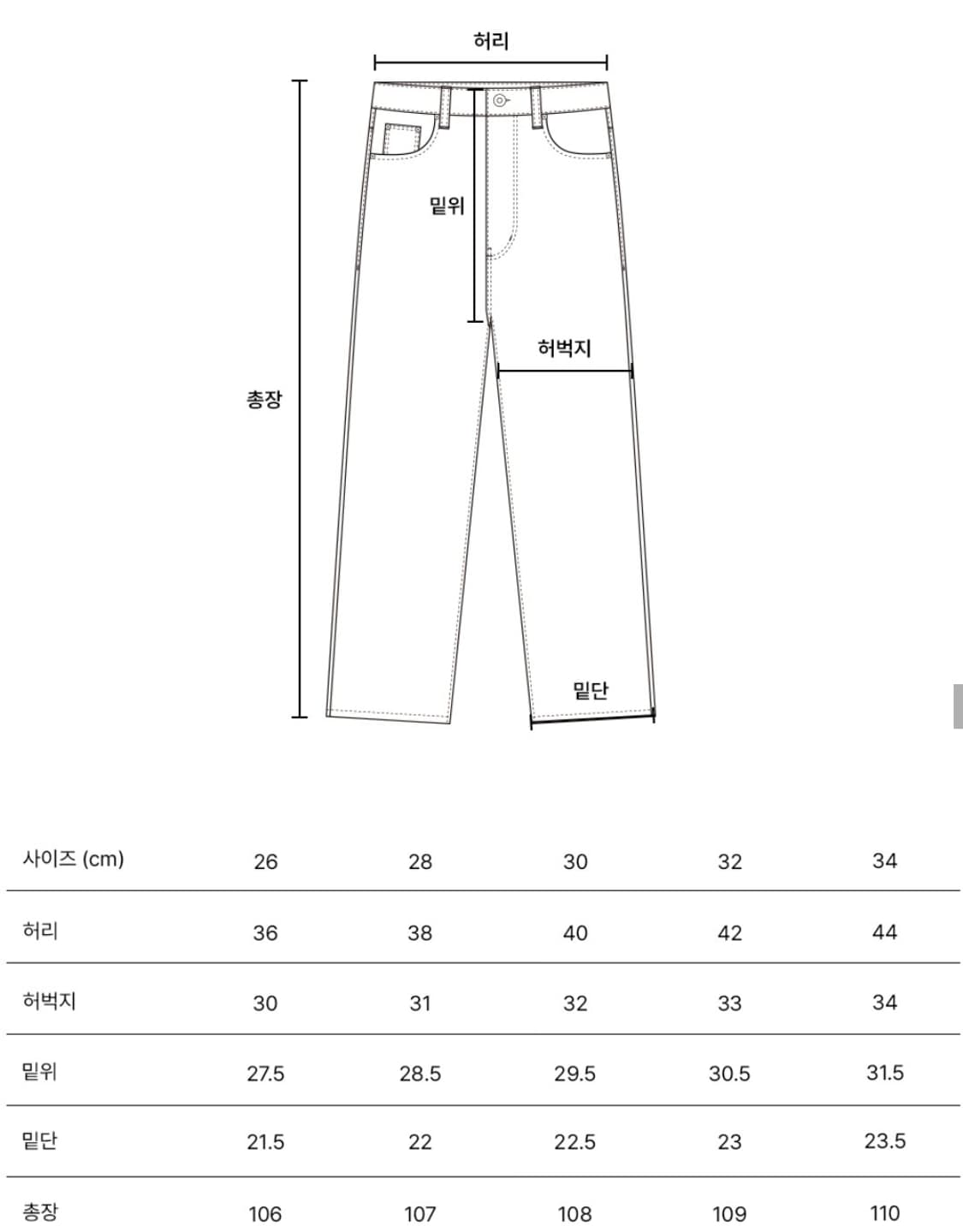 브랜디드 51058 쿠라보 밀키웨이 중청데님 32 상품이미지4