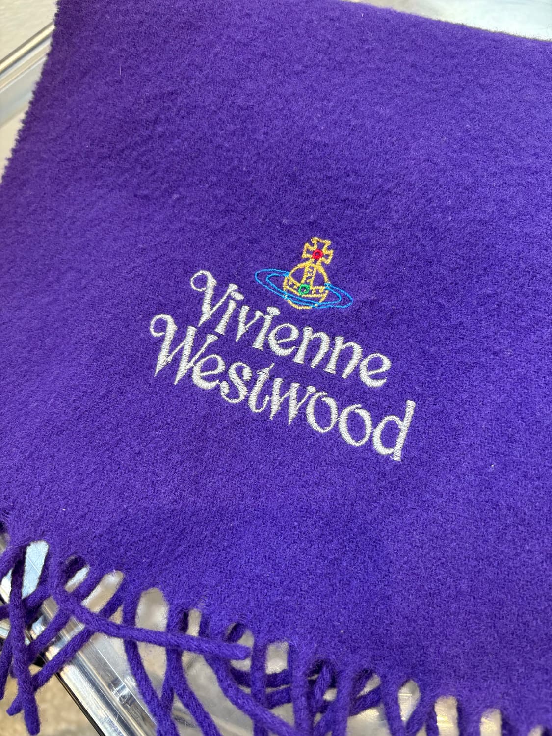 Vivienne Westwood muffler purple 상품이미지2