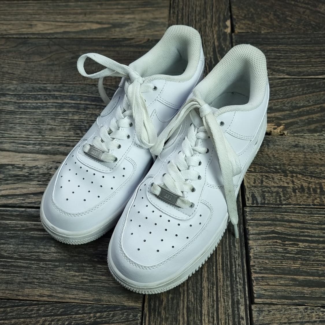 [나이키] 에어포스 1 로우 화이트 올백 M17487 상품이미지1