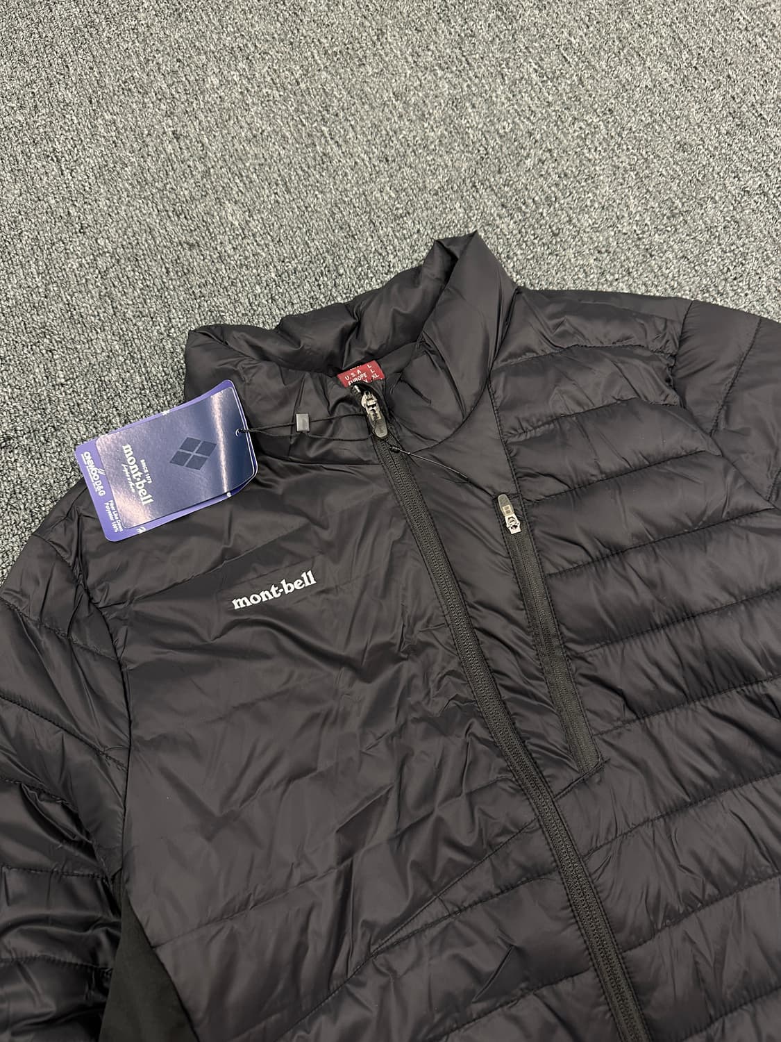 XL) 몽벨 경량패딩 블랙 상품이미지5