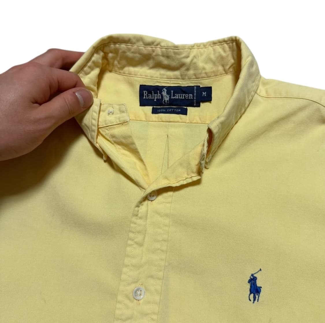 폴로 랄프로렌 옐로우 코튼 셔츠  상품이미지2