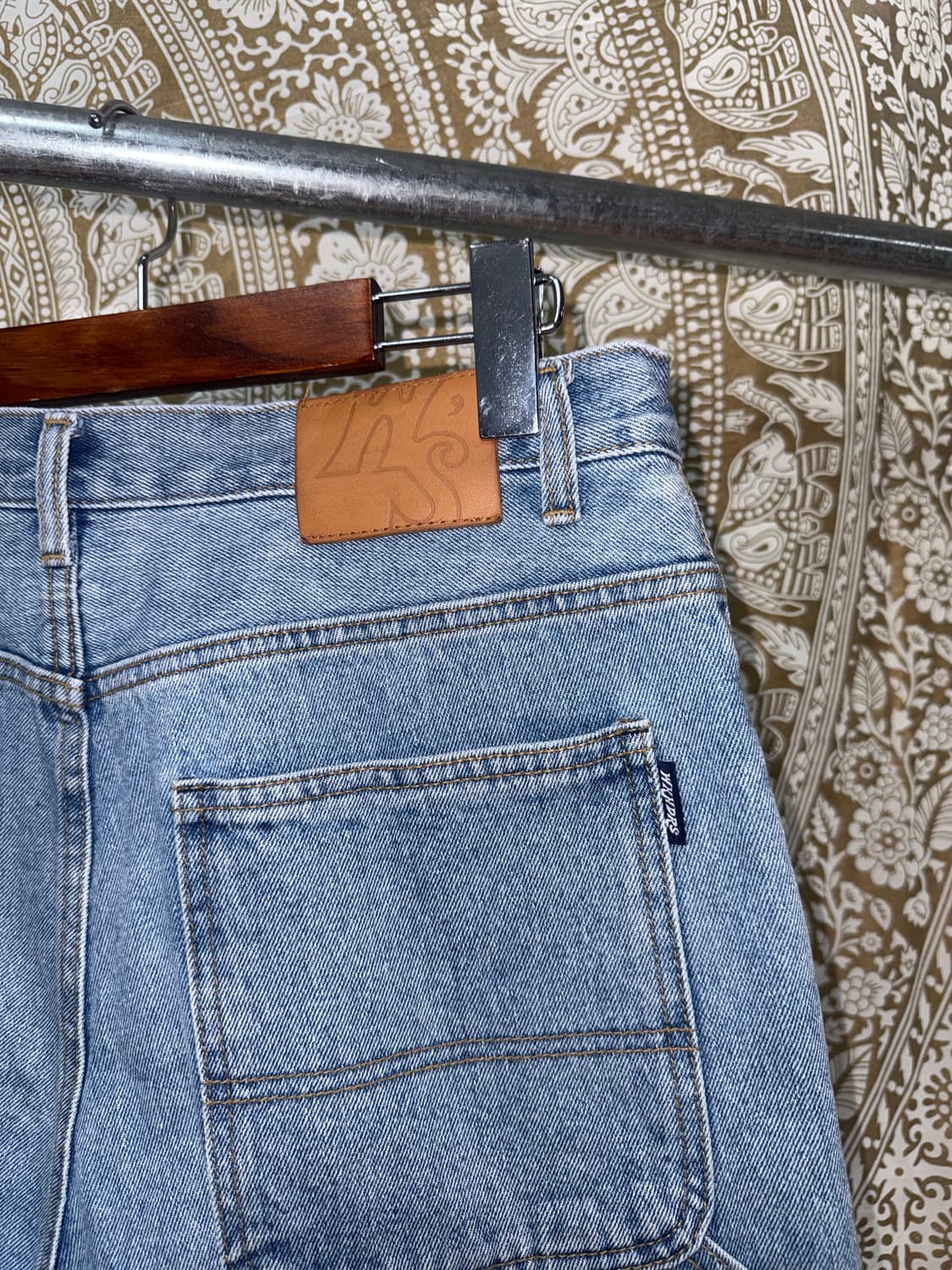 위캔더스 카펜터 연청 데님팬츠 상품이미지5