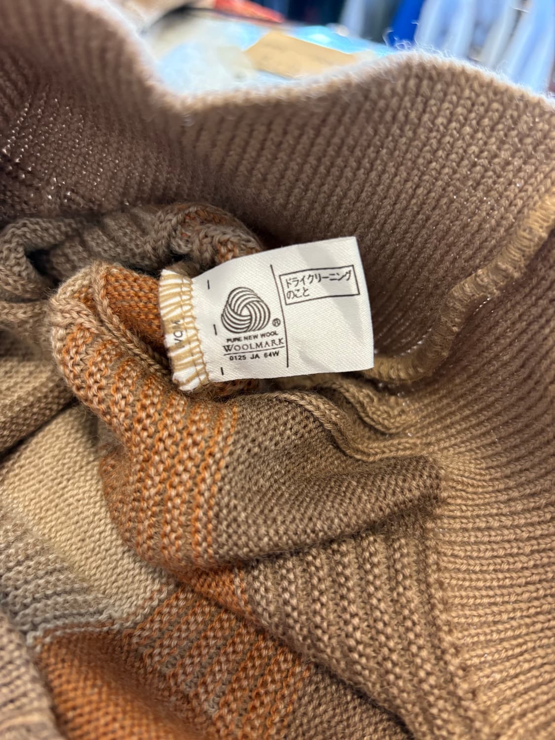 골든베어 울 패턴 스웨터 상품이미지3