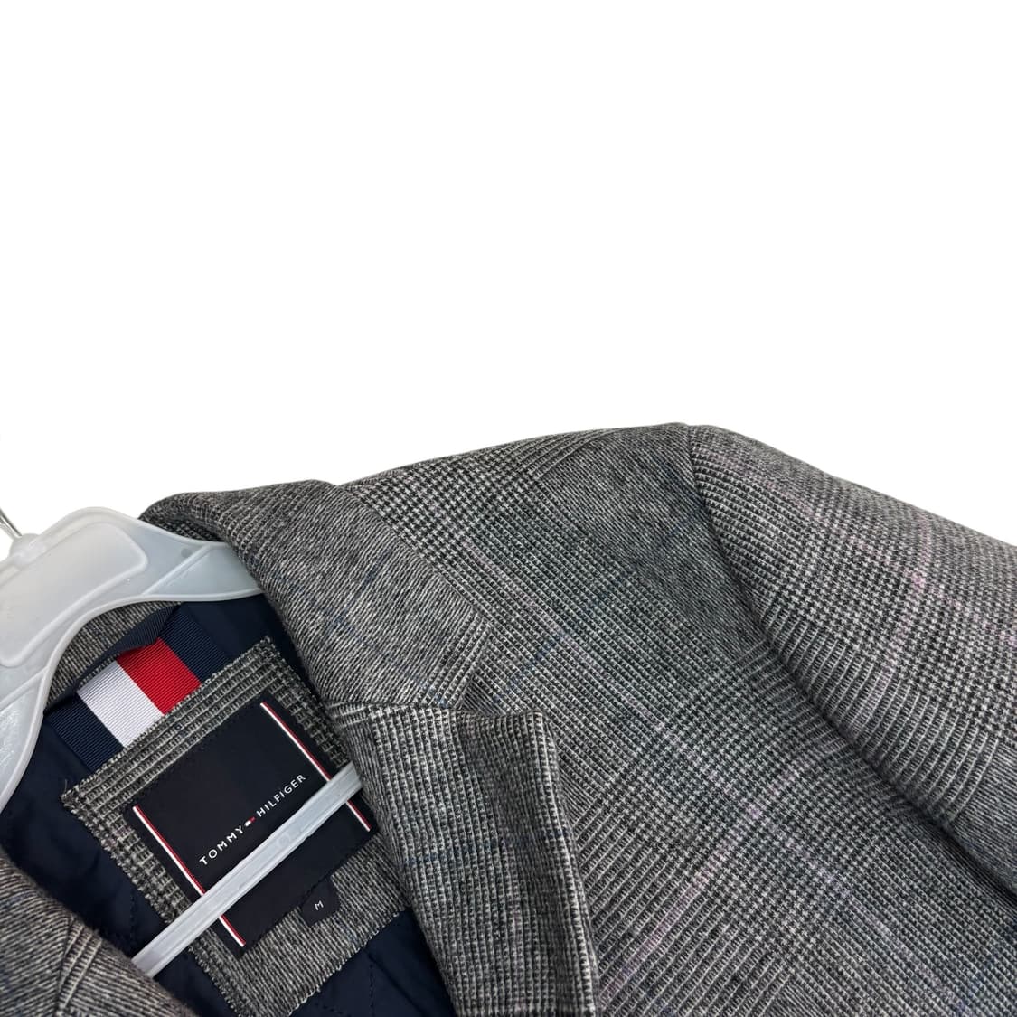 타미힐피거 울 체크 코트 상품이미지3