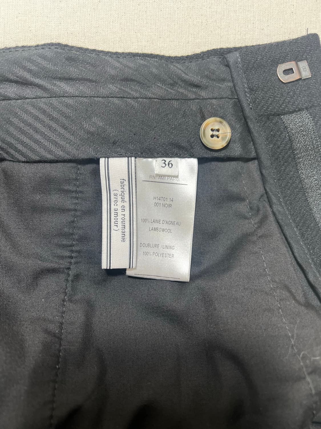 아미 울 슬랙스 상품이미지3